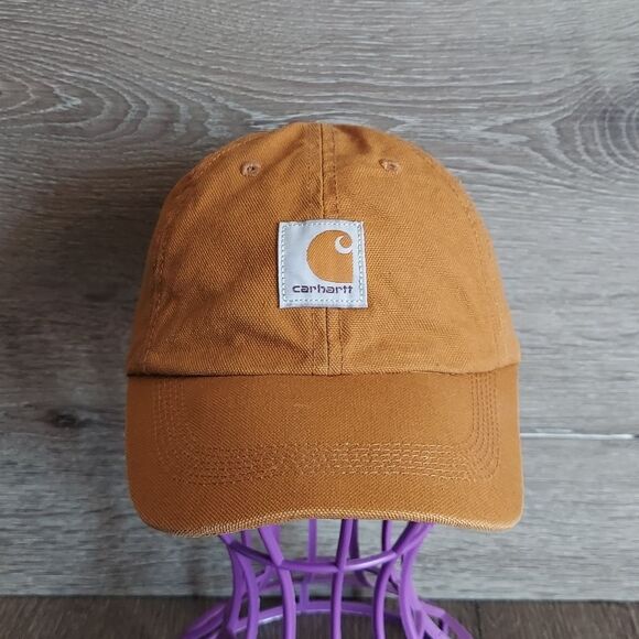 CARHARTT Child Baseball Cap Hat Classic Brown Adjustable - Picture 1 of 6